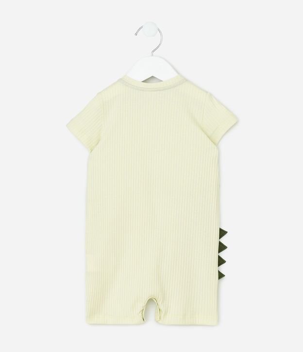 Mono Bebé en Algodón Teddy Boom Estampa de Caimán - Talle 0 a 18 Meses 5