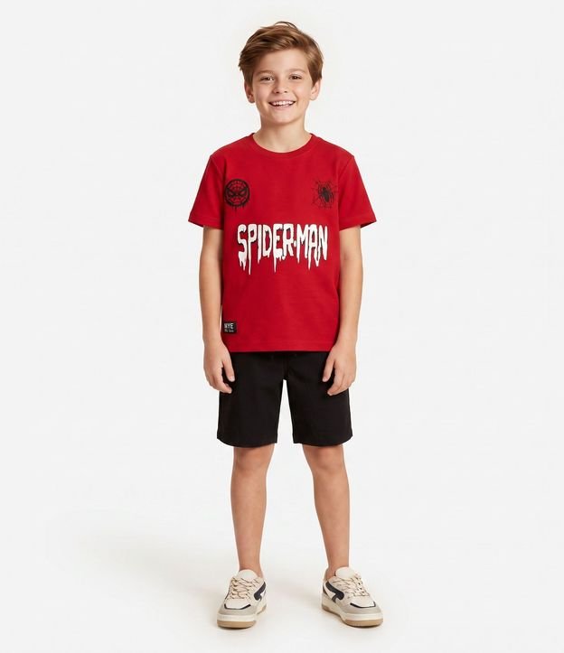 Remera Infantil Spider-Man con Lettering en Relieve – Talle 4 a 12 años