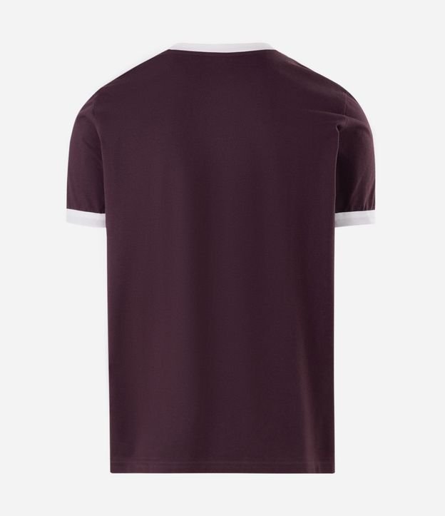 Remera Regular en Algodón con Rayas en los Hombros 2