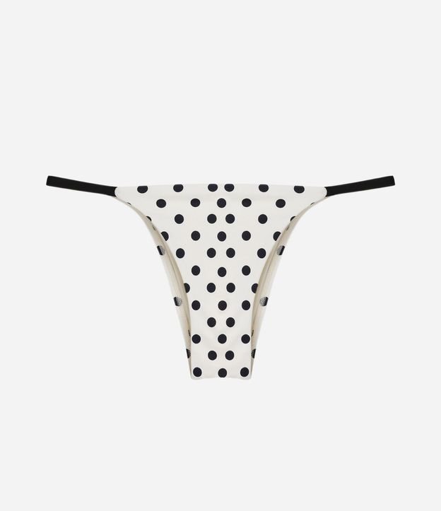 Bikini Bombacha Colaless con Estampa de Lunares 1