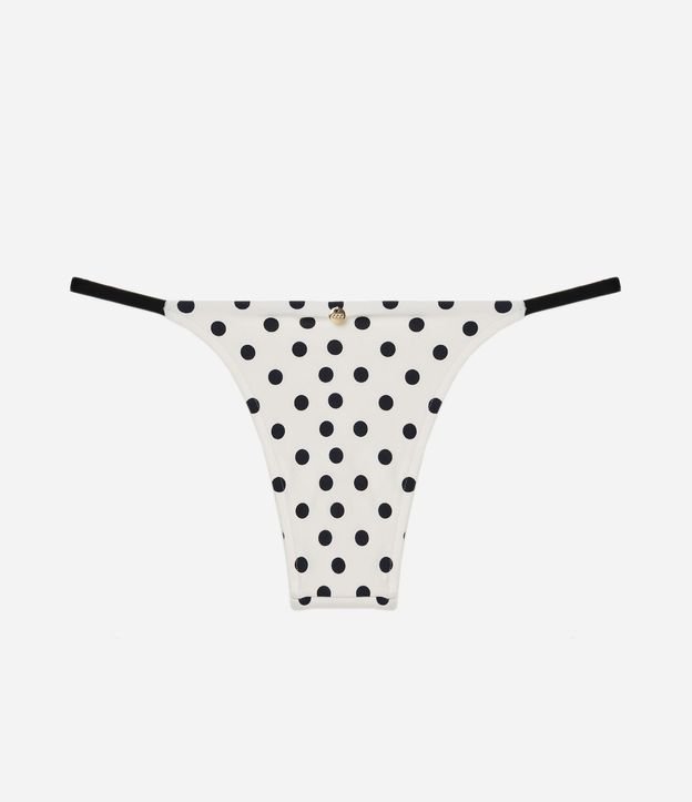 Bikini Bombacha Colaless con Estampa de Lunares 2