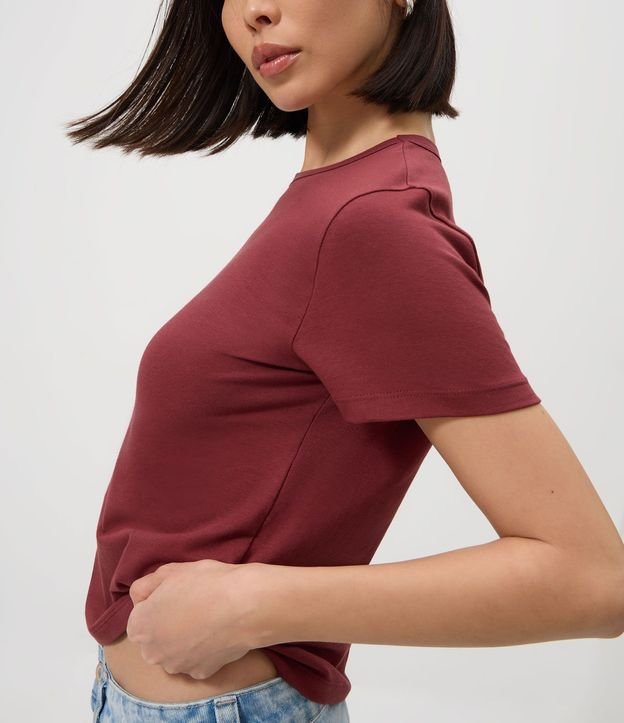 Blusa Slim Básica en Algodón Peruano con Cuello Redondo 3