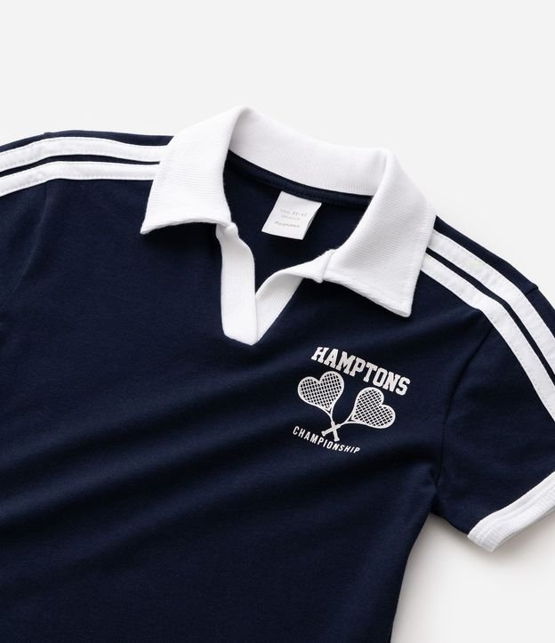 Blusa Infantil en Cotton College con Rayas Laterales - Talle 5 a 16 años 4