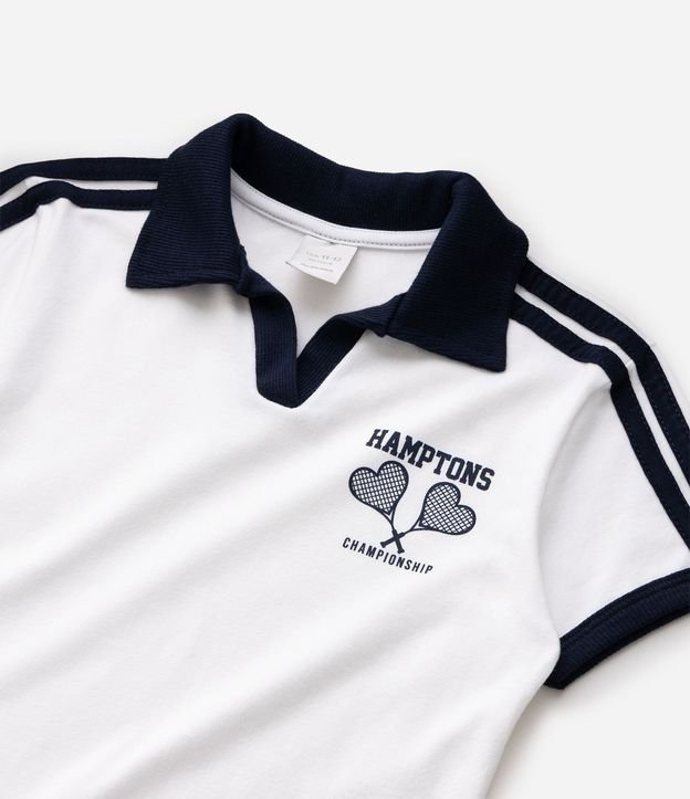 Blusa Infantil en Cotton College con Rayas Laterales - Talle 5 a 16 años 4