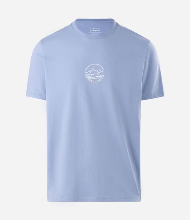 Remera Comfort en Algodón con Estampa de Mini Ícone