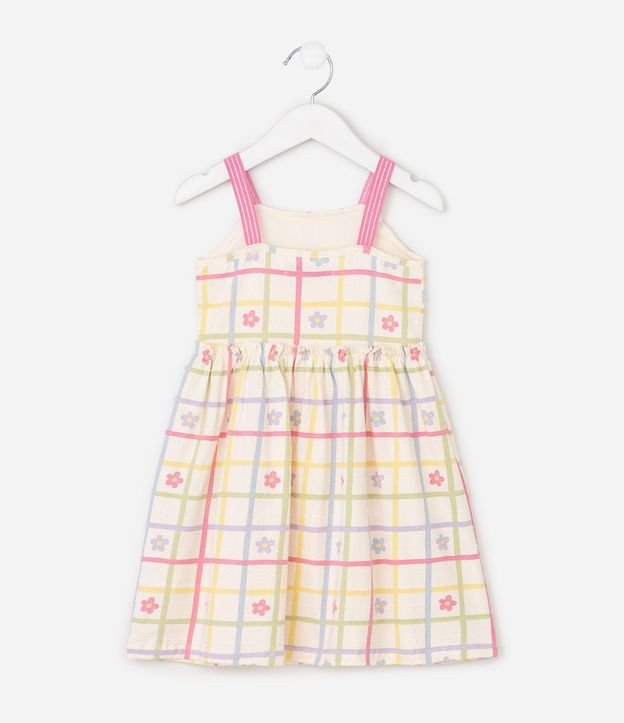 Vestido Infantil en Algodón sin Manga - Talle 1m a 6 años 3