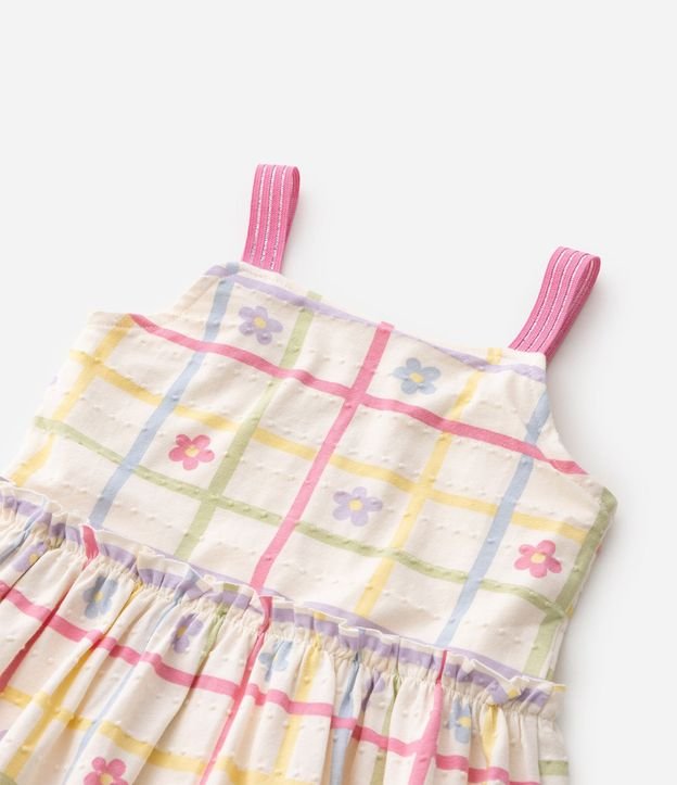 Vestido Infantil en Algodón sin Manga - Talle 1m a 6 años 5