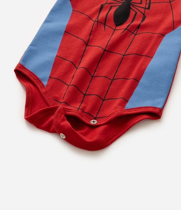 Body Infantil en Algodón Spider-Man - Talle 0 a 18 Meses 5