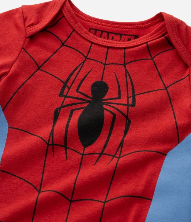 Body Infantil en Algodón Spider-Man - Talle 0 a 18 Meses 6