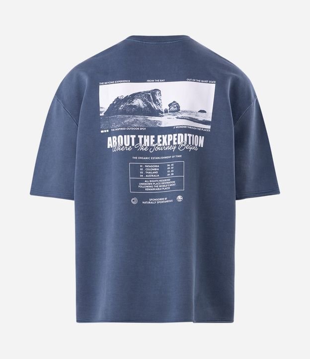Remera Oversized en Algodón Photoprint Expedition 2