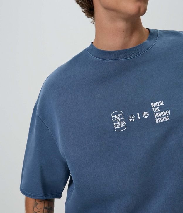 Remera Oversized en Algodón Photoprint Expedition 3