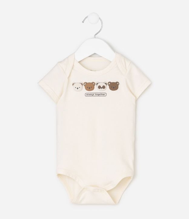 Body Bebé en Algodón Cuatro Amigos - Talle 0 a 24 Meses 2