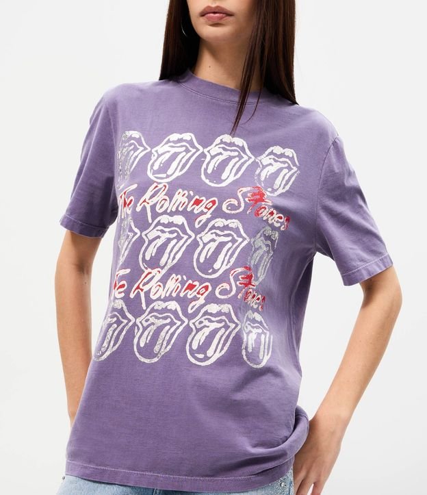 Remera en Algodón con Estampado Rolling Stones 3