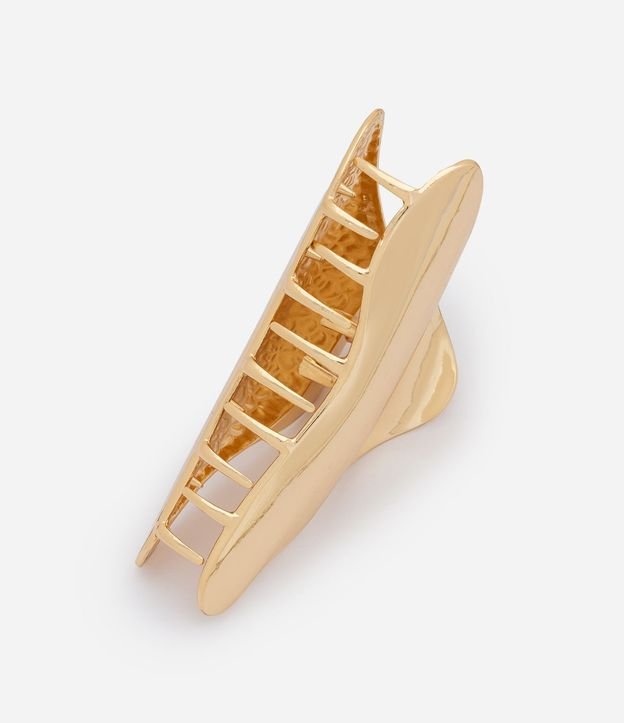 Pinza para el Pelo en Metal con Diseño Orgánico 2