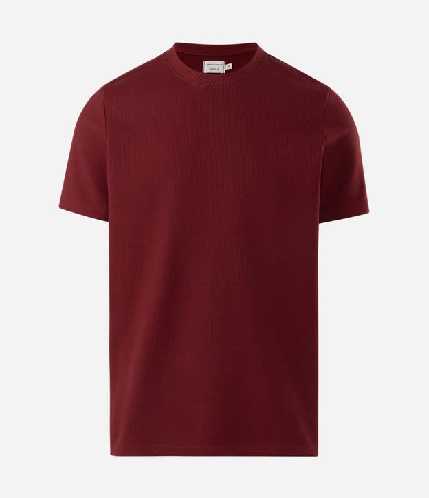 Remera Regular en Algodón con Textura 5