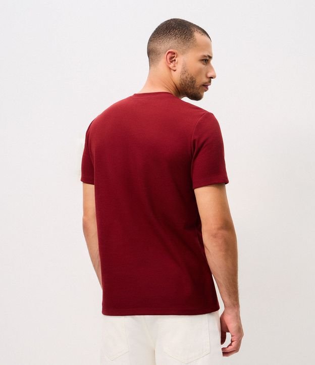 Remera Regular en Algodón con Textura 3
