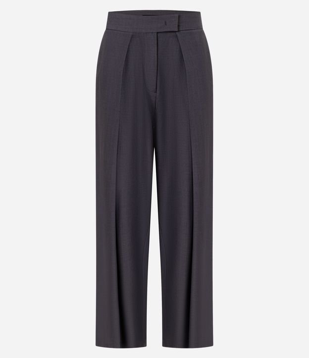 Pantalón Wide Leg Sastrería con Pliegues Delanteros 5