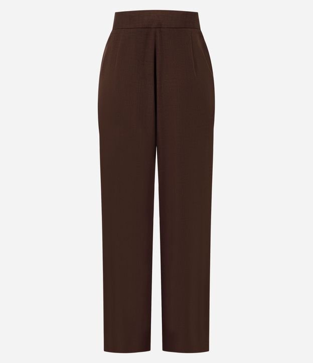 Pantalón Wide Leg Sastrería con Pliegues Delanteros 7