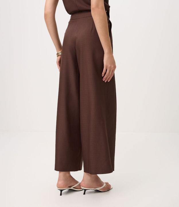 Pantalón Wide Leg Sastrería con Pliegues Delanteros 5