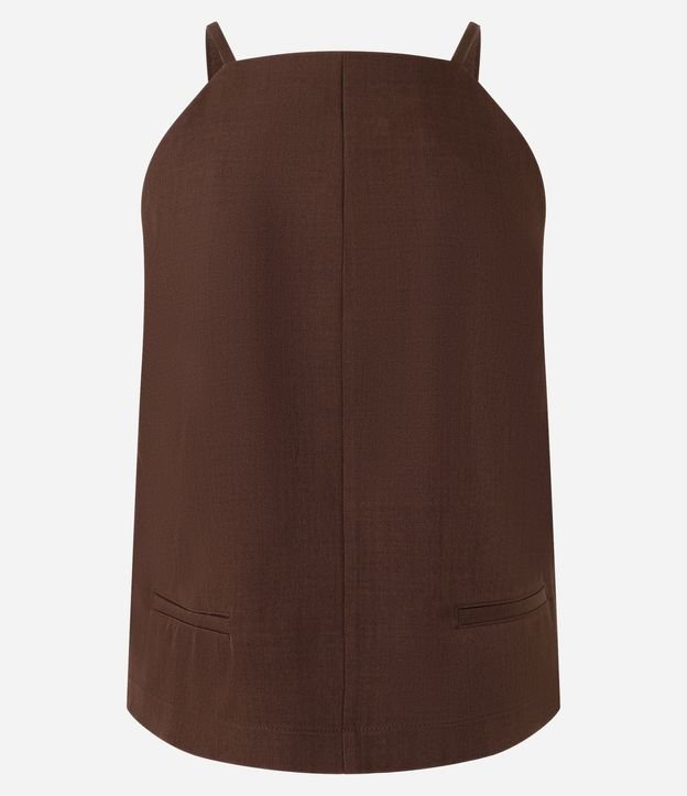 Blusa con Escote Cuadrado y Breteles Finos 5