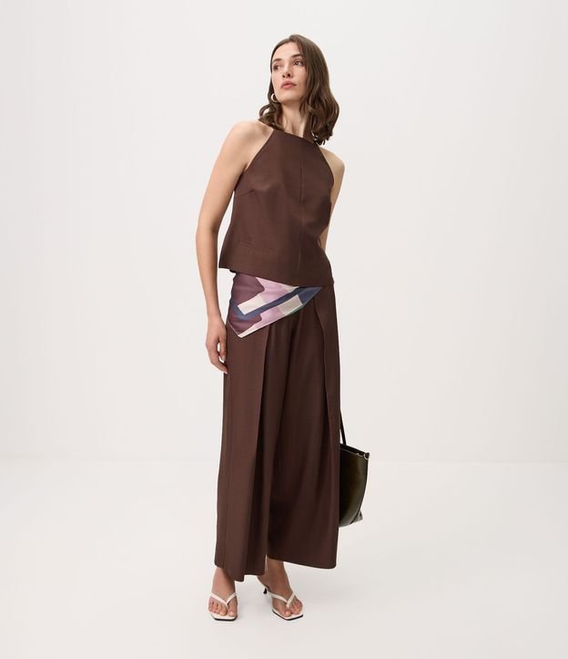 Blusa con Escote Cuadrado y Breteles Finos 2