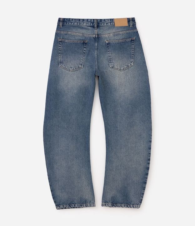 Pantalón de Jean Baggy con Recortes Curvos 2