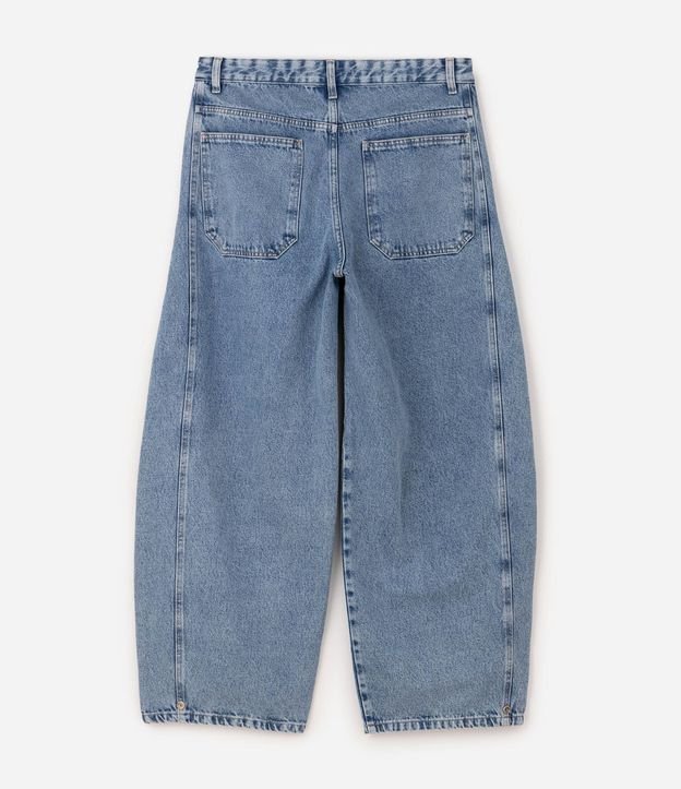 Pantalón Balloon en Jeans con Botón en el Bajo 2