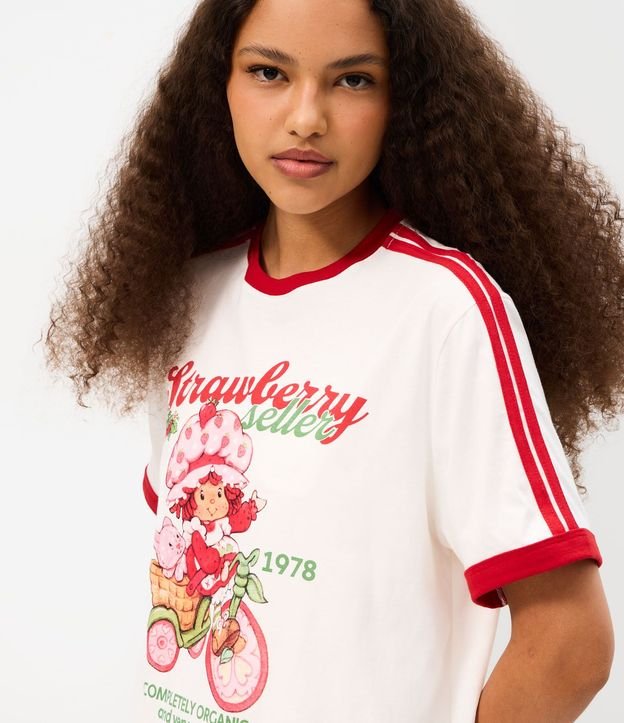 Remera con Estampa Frutilla en Algodón