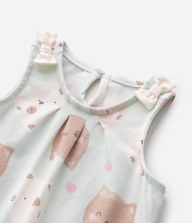 Enterito Bebé Infantil en Cotton Moña en el Hombro - 0 a 18 Meses 8