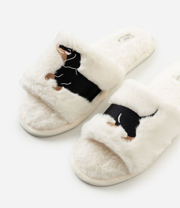 Pantufla Aberta con Perro Salsicha