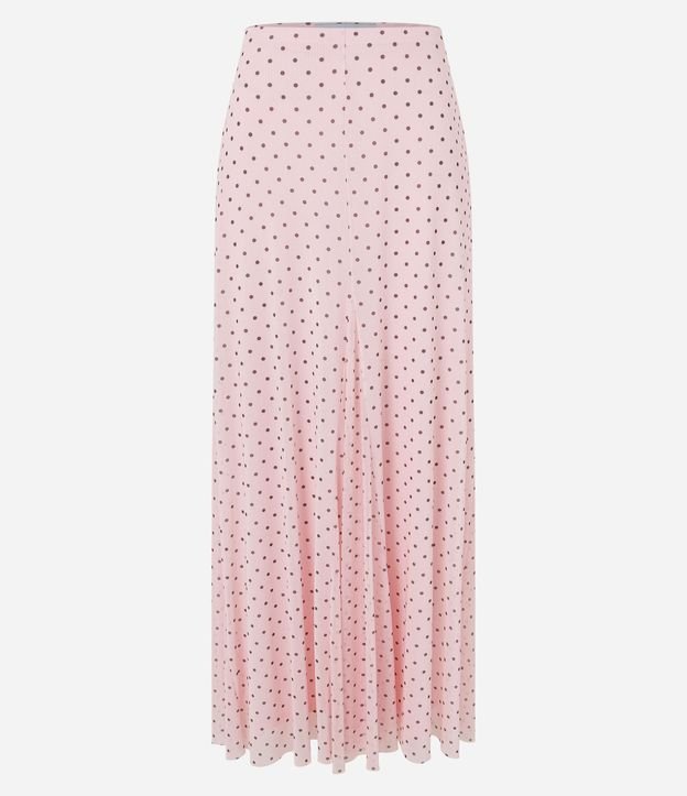 Falda New Midi en Tule con Estampa de Lunares 5