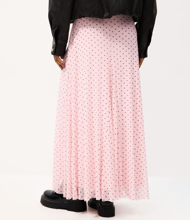 Falda New Midi en Tule con Estampa de Lunares 4