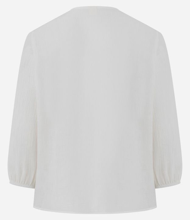 Blusa Bata en Viscosa con Volados 3