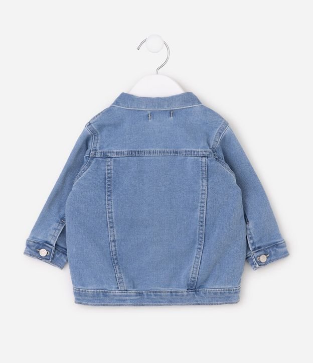 Campera Jeans Bebé Mini Frutillas - Talle 0 a 18 Meses 2