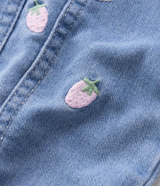 Campera Jeans Bebé Mini Frutillas - Talle 0 a 18 Meses 3