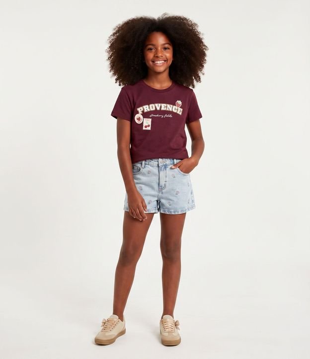 Short Jeans Infantil en Algodón - Talle 5 a 16 años