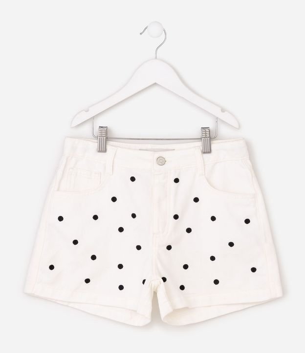 Short Infantil en Sarga - Tam  5 a 16 años 2