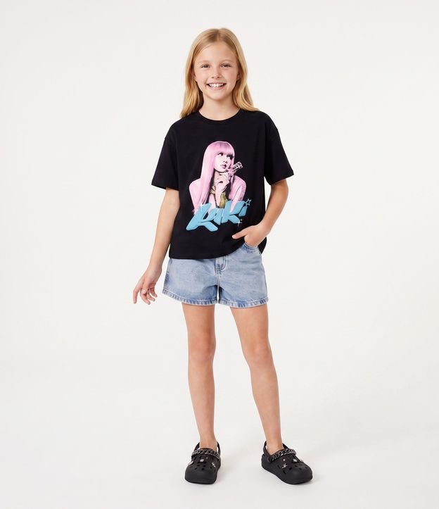 Short Infantil Jeans Básico - Talle 5 a 16 años