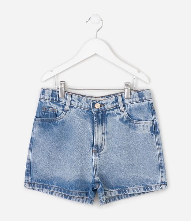 Short Infantil Jeans Básico - Talle 5 a 16 años 2
