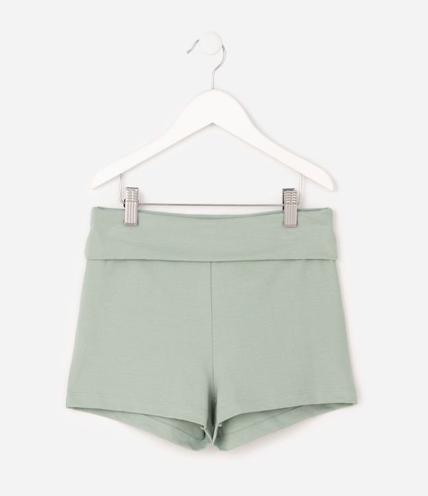 Bermuda Infantil en Cotton con Cintura Dobrada - Talle 5 a 16 años 2