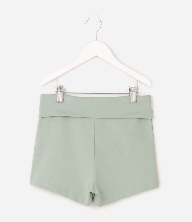Bermuda Infantil en Cotton con Cintura Dobrada - Talle 5 a 16 años 3