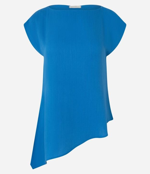 Blusa en Viscosa con Bajo Asimétrica 5