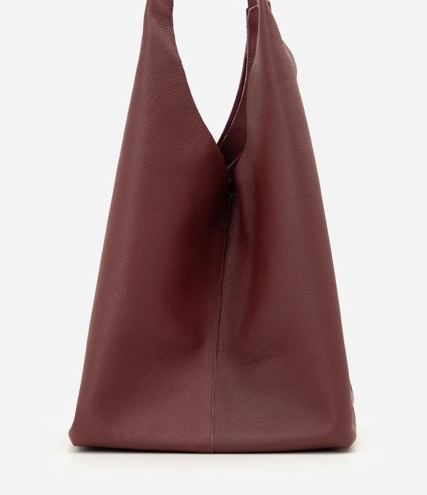 Cartera Hobo Grande en Cuero con Cierre por Mosquetón 3