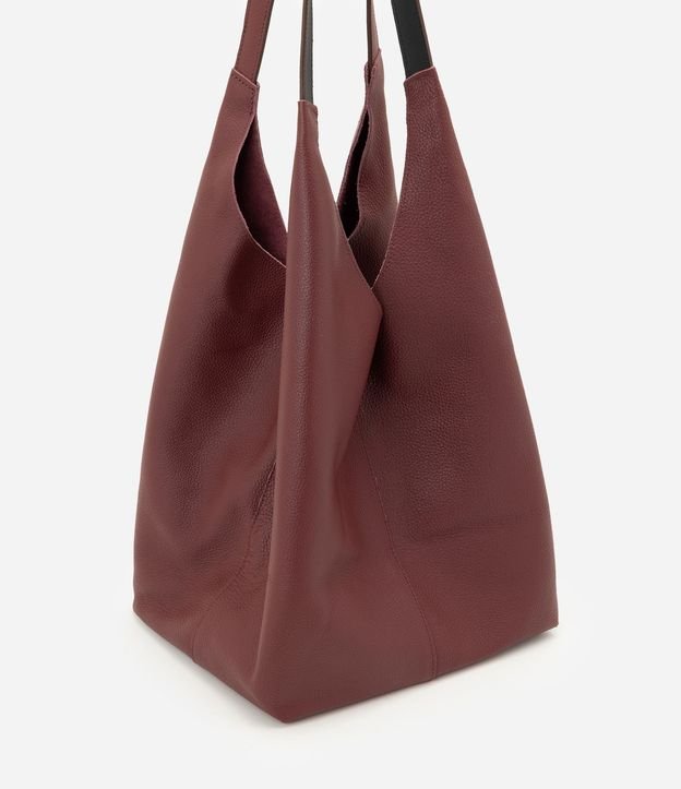 Cartera Hobo Grande en Cuero con Cierre por Mosquetón 5