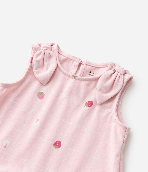 Remera Bebé Cotton con Moña - Talle 0 a 18 Meses 5