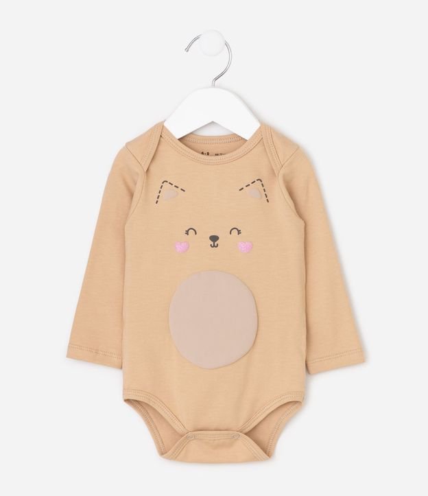Body bebé en Cotton Gatito - Tam -12 a 18 Meses 2