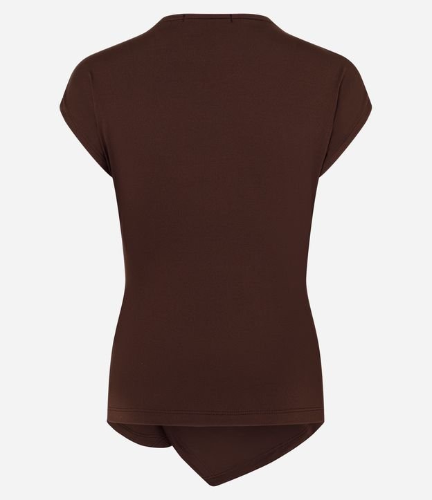 Blusa Traspasada con Adorno Metalizado 3