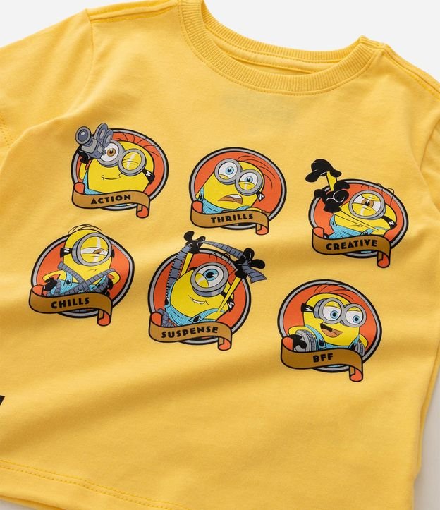 Remera en Algodón dos Minions Infantil - Talle 2 a 6 años 5
