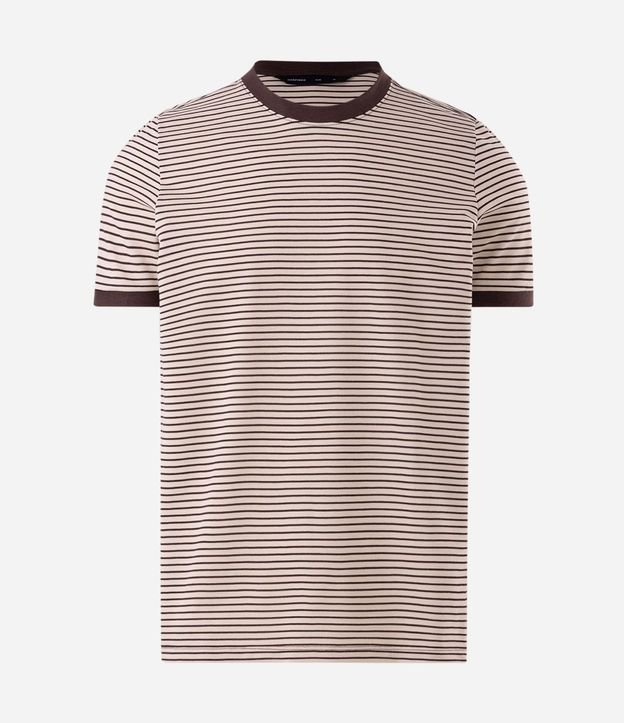Remera Slim Rayada Bicolor