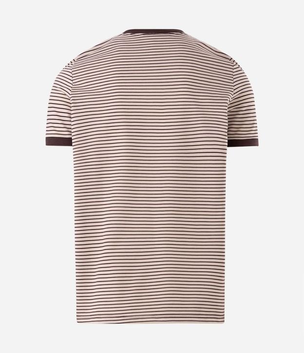 Remera Slim Rayada Bicolor 2